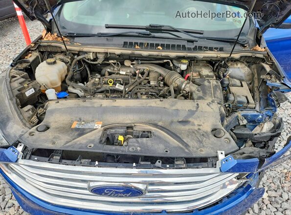 2FMPK4J90MBA59269 2021 FORD EDGE Blue Вид підкапотного простору