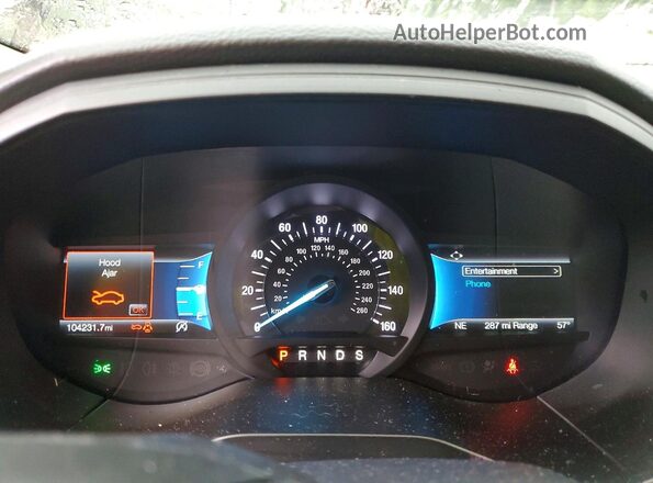 2FMPK4J90NBA12003 2022 FORD EDGE Gray Սարքավորումների վահանակի տեսք