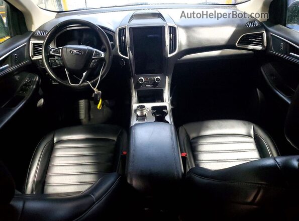 2FMPK4J90NBA14091 2022 FORD EDGE Black Առջևի վահանակի տեսք
