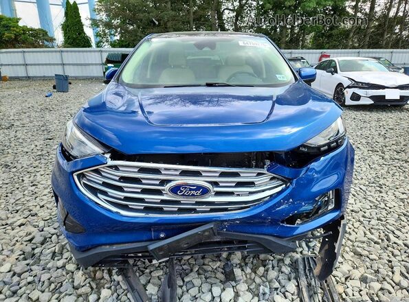 2FMPK4J90NBA72590 2022 FORD EDGE Blue Vista frontal