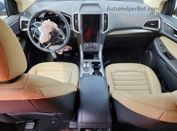 2FMPK4J90NBA72590 2022 FORD EDGE Blue Vista del salpicadero