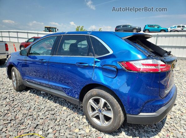 2FMPK4J90NBA85307 2022 FORD EDGE Blue Tył lewy