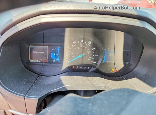 2FMPK4J90NBA85307 2022 FORD EDGE Blue Widok zestawu wskaźników