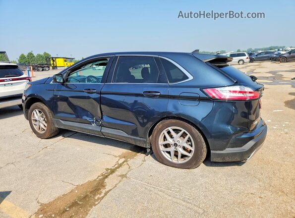 2FMPK4J90PBA44842 2023 FORD EDGE Blue Задня ліва чверть