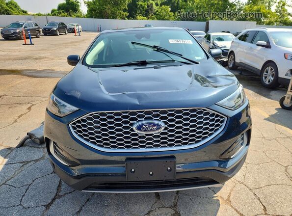 2FMPK4J90PBA44842 2023 FORD EDGE Blue Вид спереду