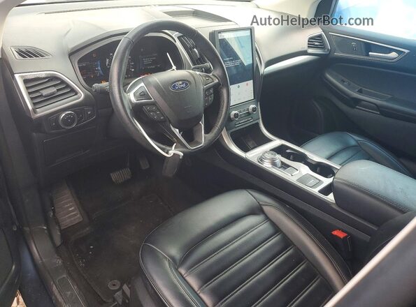 2FMPK4J90PBA44842 2023 FORD EDGE Blue Вид панелі приладів