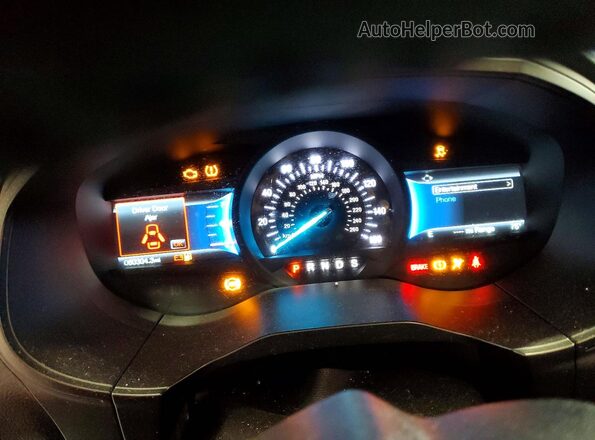 2FMPK4J90PBA56859 2023 FORD EDGE Black Instrument cluster view