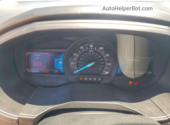 2FMPK4J90RBA08328 2024 FORD EDGE White Instrument cluster view