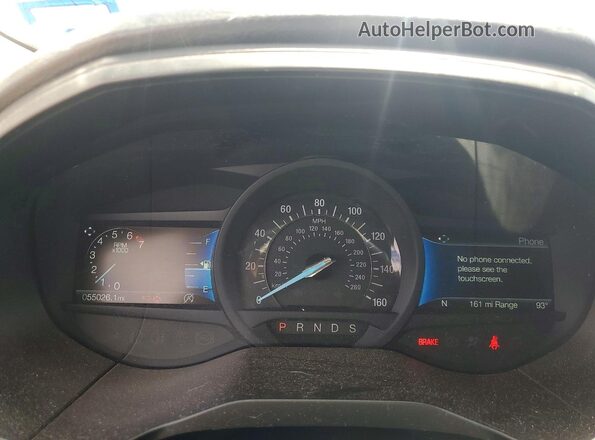 2FMPK4J90RBA85362 2024 FORD EDGE Черный Вид щитка приборов