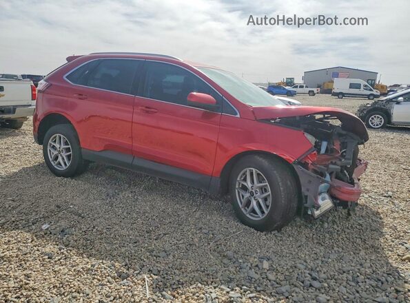 2FMPK4J90RBB07652 2024 FORD EDGE Red Przód prawy