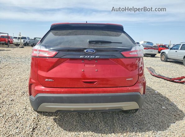 2FMPK4J90RBB07652 2024 FORD EDGE Red Widok z tyłu