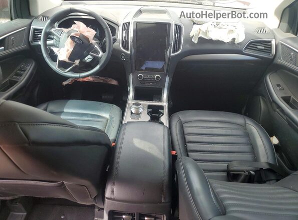 2FMPK4J90RBB07652 2024 FORD EDGE Red Widok deski rozdzielczej