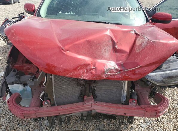 2FMPK4J90RBB07652 2024 FORD EDGE Red Widok komory silnika