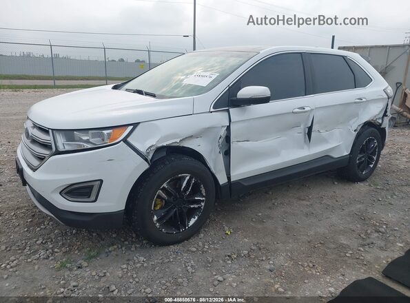 2FMPK4J91GBB25073 2016 FORD EDGE White Передня ліва чверть