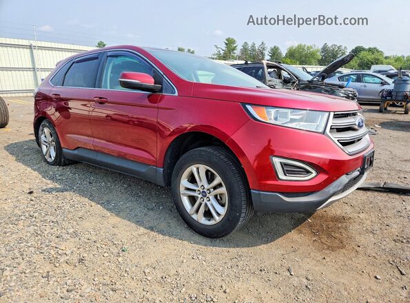 2FMPK4J91GBC33614 2016 FORD EDGE Red Delantero derecho