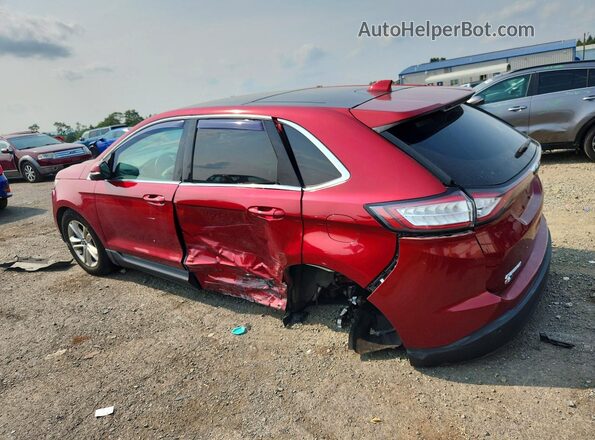 2FMPK4J91GBC33614 2016 FORD EDGE Red Trasero izquierdo