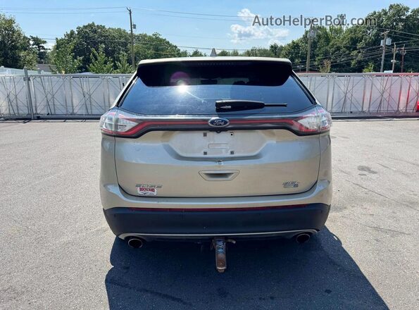 2FMPK4J91HBC01084 2017 FORD EDGE Tan Trasero derecho