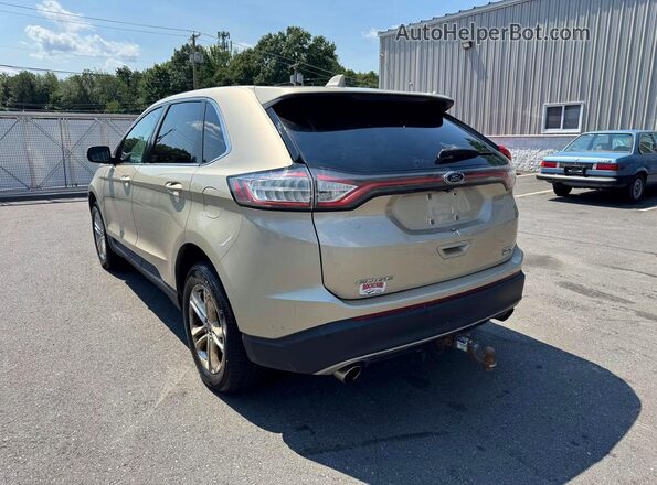 2FMPK4J91HBC01084 2017 FORD EDGE Tan Trasero izquierdo