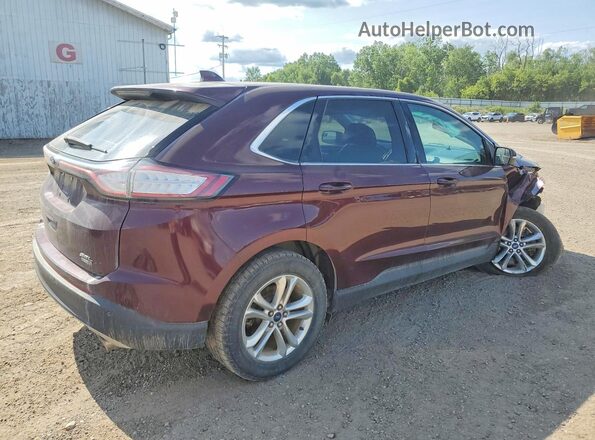 2FMPK4J91JBB72823 2018 FORD EDGE Purple Հետևի աջ