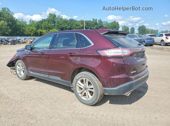 2FMPK4J91JBB72823 2018 FORD EDGE Purple Հետևի ձախ