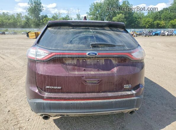 2FMPK4J91JBB72823 2018 FORD EDGE Purple Հետևի տեսք