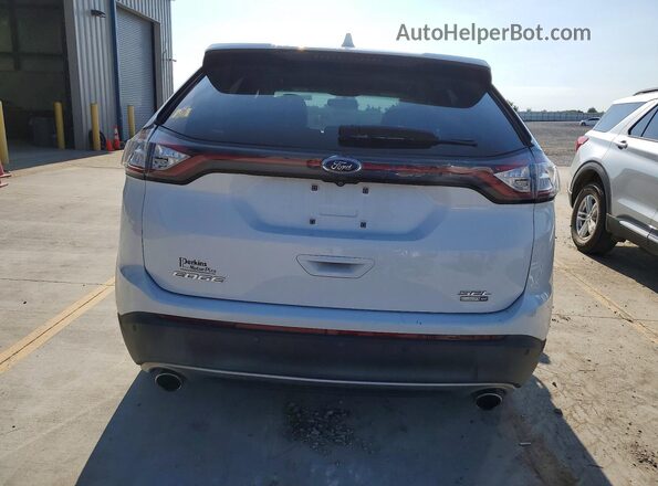 2FMPK4J91JBB95809 2018 FORD EDGE White Widok z tyłu