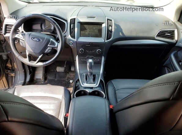 2FMPK4J91JBC11488 2018 FORD EDGE Gray წინა პანელის ხედი