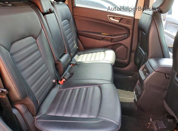2FMPK4J91JBC11488 2018 FORD EDGE Gray უკანა სალონის ხედი