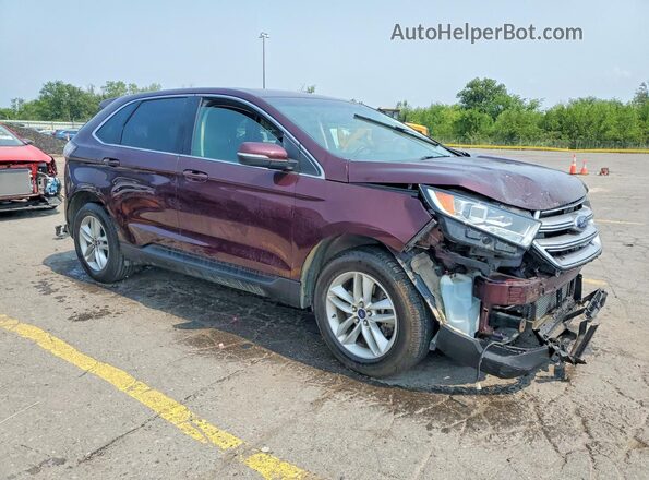 2FMPK4J91JBC59279 2018 FORD EDGE Burgundy წინა მარჯვენა