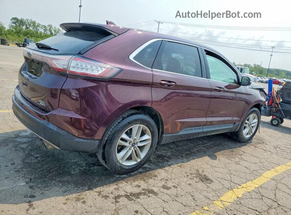 2FMPK4J91JBC59279 2018 FORD EDGE Burgundy უკანა მარჯვენა