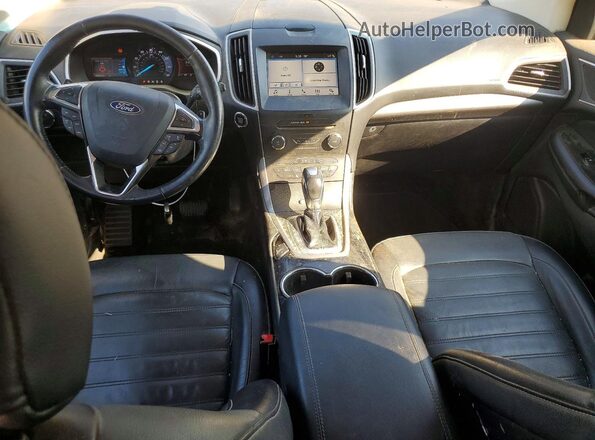 2FMPK4J91JBC59413 2018 FORD EDGE Maroon Widok deski rozdzielczej