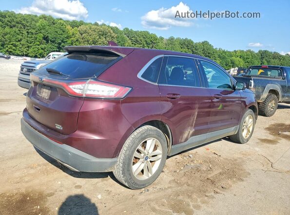 2FMPK4J91JBC59413 2018 FORD EDGE Maroon Tył prawy
