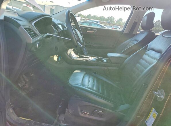 2FMPK4J91JBC59413 2018 FORD EDGE Maroon Widok wnętrza z przodu