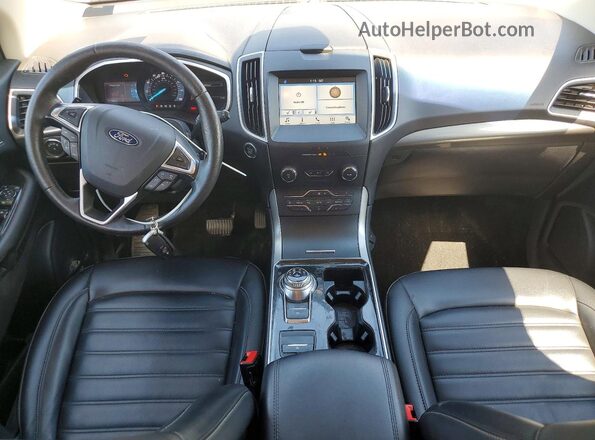 2FMPK4J91KBB67865 2019 FORD EDGE Burgundy Vista del salpicadero