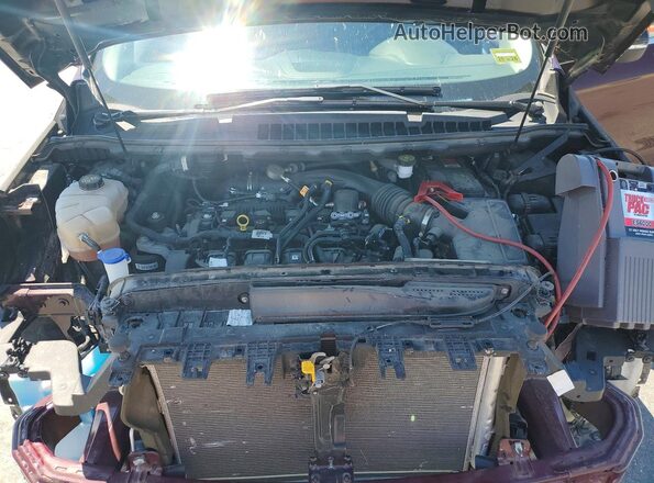 2FMPK4J91KBB67865 2019 FORD EDGE Burgundy Vista interior trasera