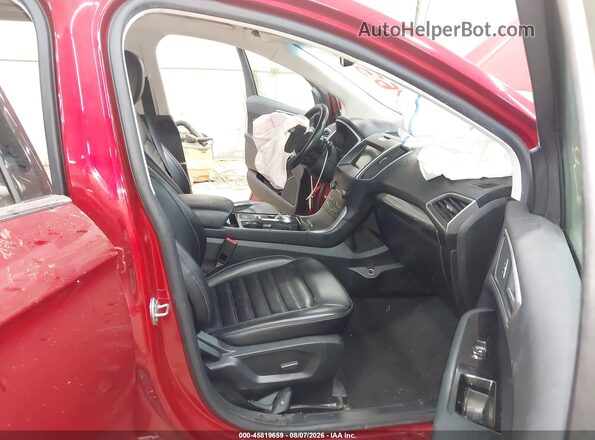 2FMPK4J91LBA07633 2020 FORD EDGE Red Вид салону спереду