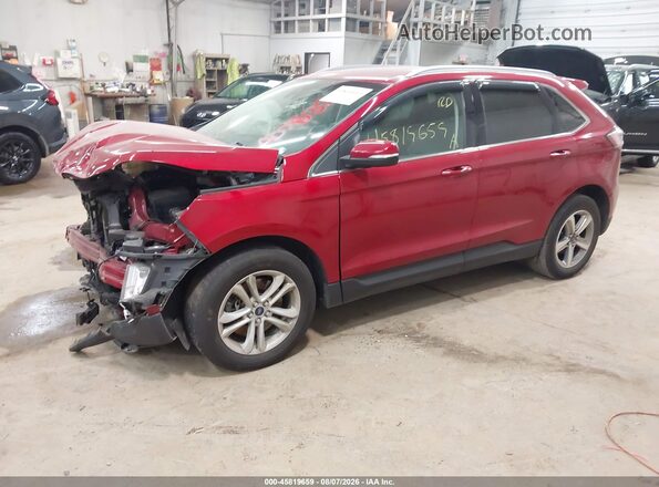 2FMPK4J91LBA07633 2020 FORD EDGE Red Передня ліва чверть