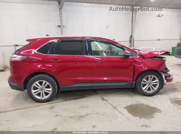 2FMPK4J91LBA07633 2020 FORD EDGE Red Вид задньої частини салону