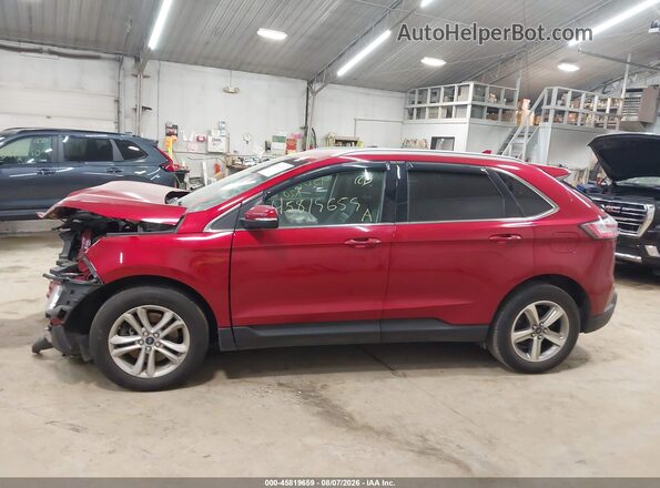 2FMPK4J91LBA07633 2020 FORD EDGE Red Панорамний вид салону 360°