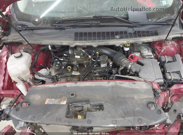 2FMPK4J91LBA07633 2020 FORD EDGE Red Вид ззаду