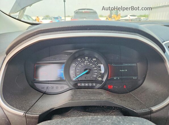 2FMPK4J91LBA64169 2020 FORD EDGE Black Vista del cuadro de instrumentos