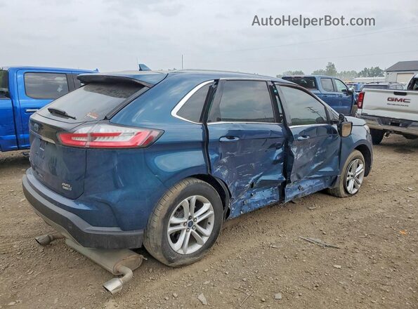 2FMPK4J91LBA83661 2020 FORD EDGE Blue Հետևի աջ
