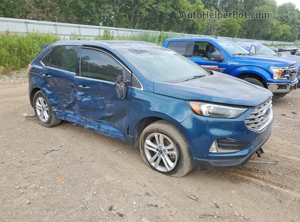 2FMPK4J91LBA83661 2020 FORD EDGE Blue Առջևի աջ