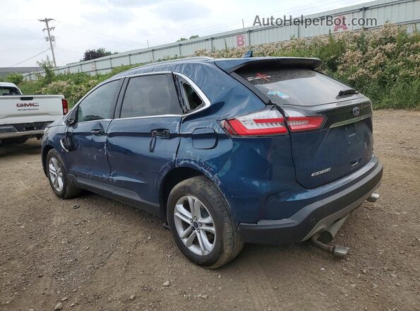 2FMPK4J91LBA83661 2020 FORD EDGE Blue Հետևի ձախ