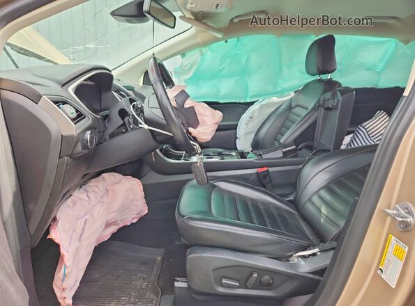 2FMPK4J91LBB21101 2020 FORD EDGE Gold წინა სალონის ხედი