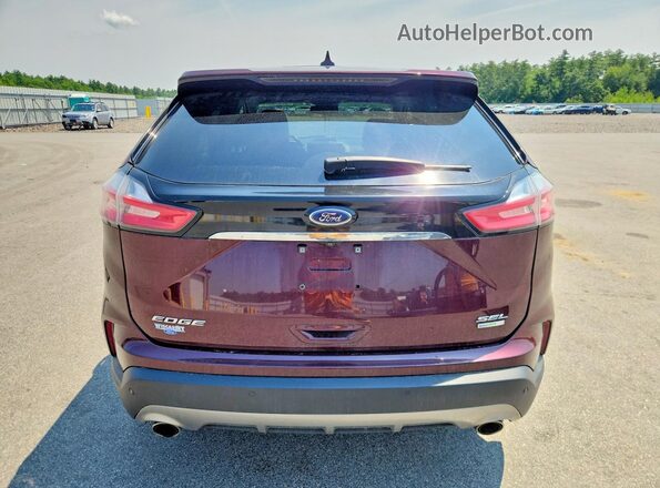 2FMPK4J91LBB57872 2020 FORD EDGE Burgundy Հետևի տեսք