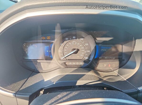 2FMPK4J91MBA33313 2021 FORD EDGE Серый Вид щитка приборов