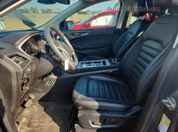 2FMPK4J91MBA33313 2021 FORD EDGE Серый Вид салона спереди