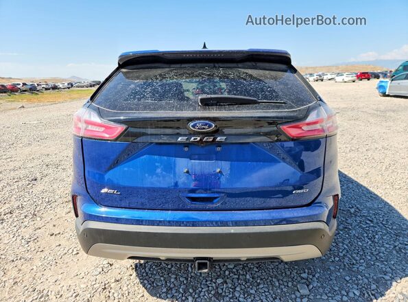 2FMPK4J91NBA22460 2022 FORD EDGE Blue Vista trasera