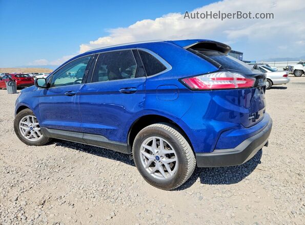2FMPK4J91NBA22460 2022 FORD EDGE Blue Trasero izquierdo